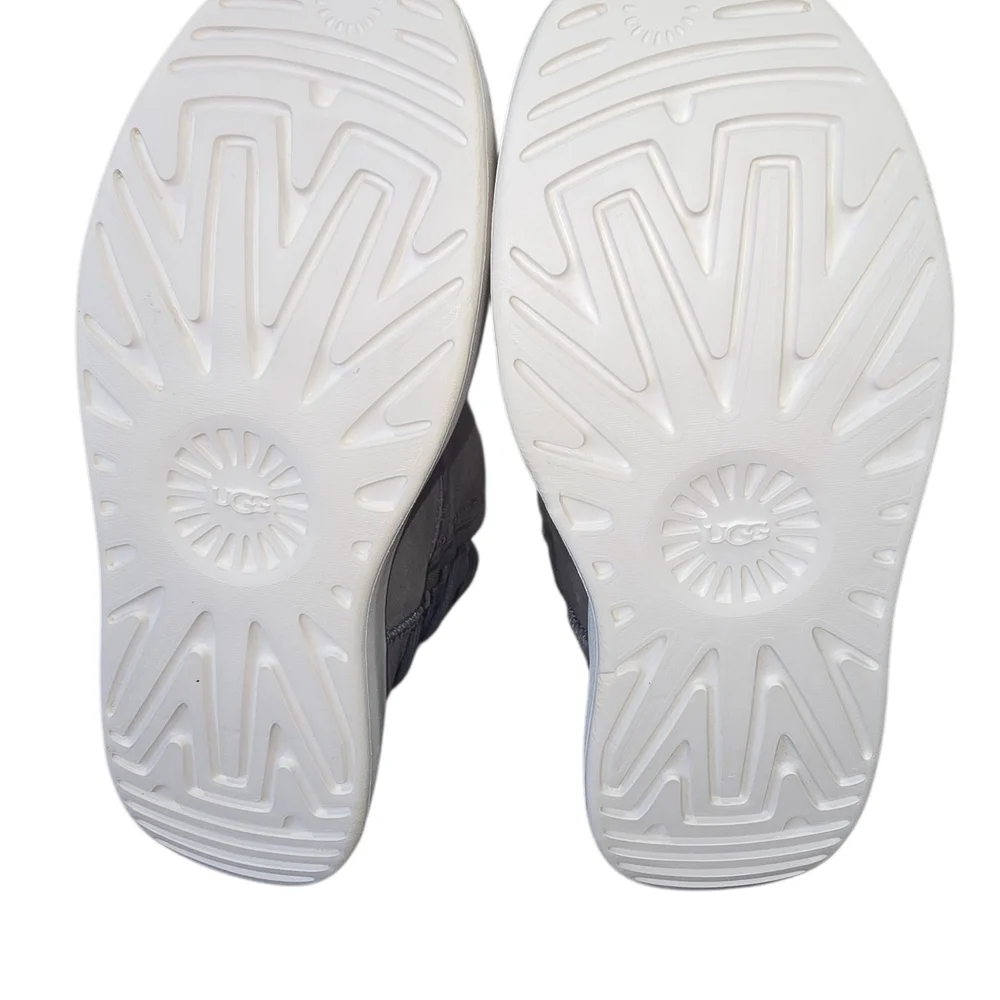 UGG Grey Fur-Lined Footwear.